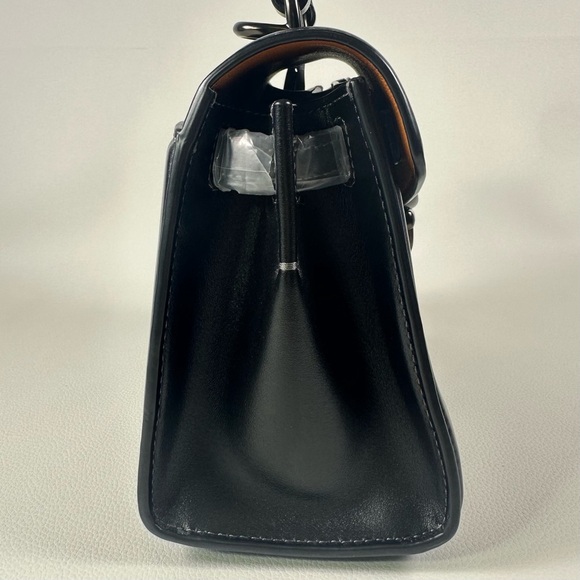 NEW Women’s Coach Black LX RF Sammy 21 Top Handle Bag #2 - Picture 5 of 11